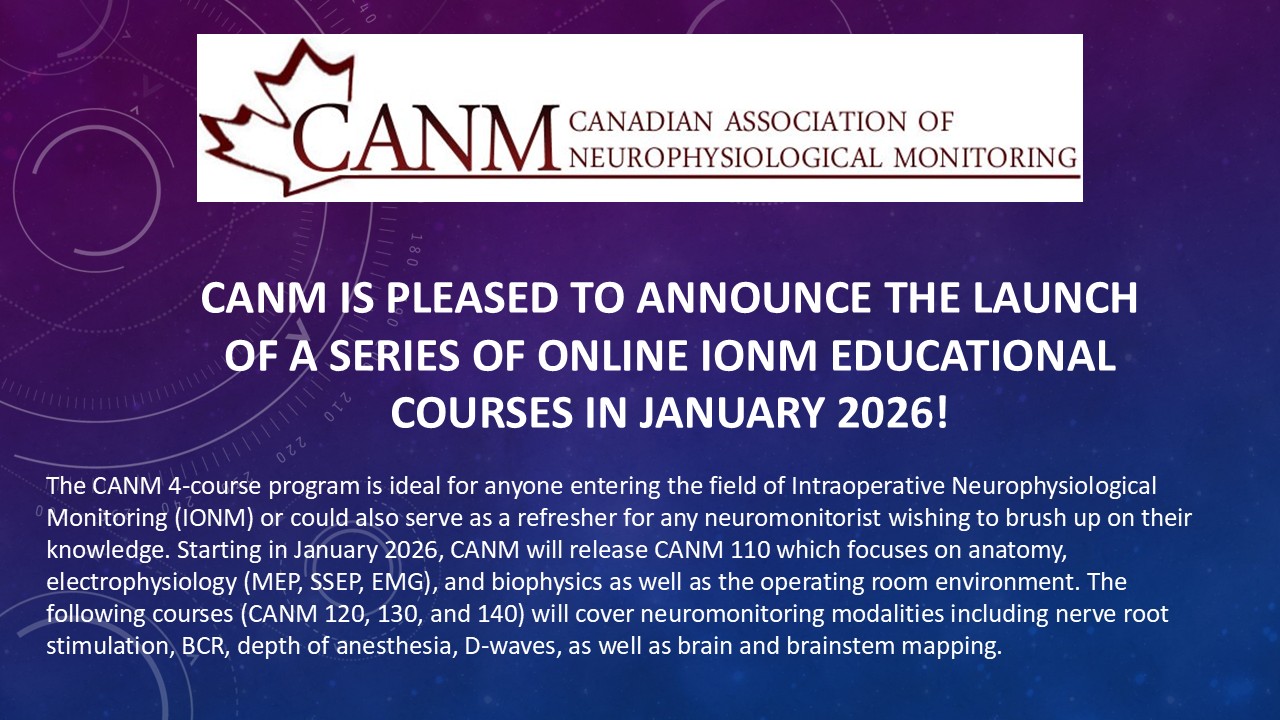 CANM Course 2026